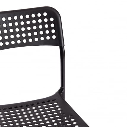 Стул АДДЕ (мод. C-049) металл/пластик, 39 х 49 х 78 см, Блаcк(черный) разборный / ADDE (mod. C-049) Black(черный)_8