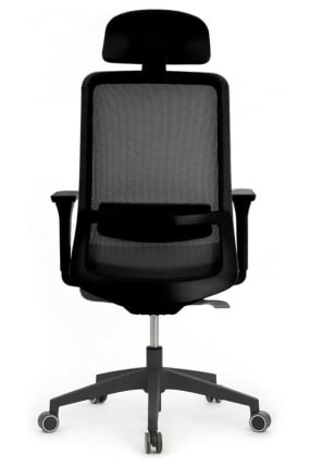 Кресло Ворк W-218C БЛАCК Черный / Work BLACK_3