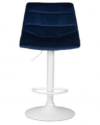Стул барный ДОБРИН ТАИЛОР ВХИТЕ (синий велюр (МДЖ9-117)) 2 шт / DOBRIN TAILOR WHITE (MJ9-117))_6