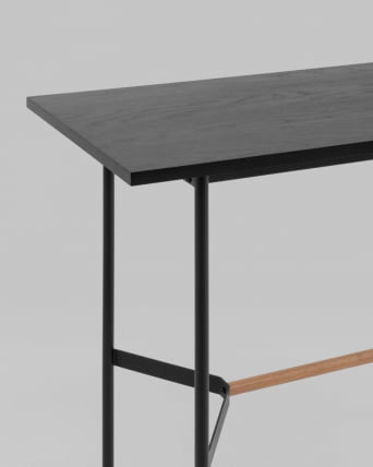 Стол барный Кнобб 120*60 Черный / Knobb_4