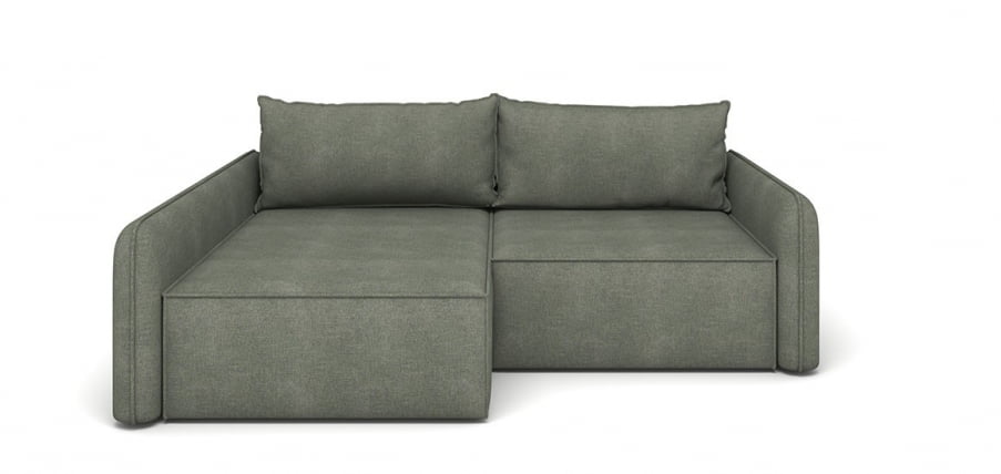 Диван угловой Лофт левый ткань ДЖаспер виридиан (1760*2320*810) Серо-зеленый, 2117898/50635/8 / Jasper viridian_2