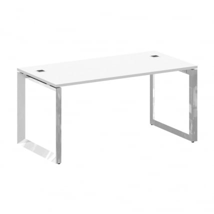 Стол рабочий руководителя на О-образном м/к ОНИКС ДИРЕCТ ЛУКС М-О.МО-СРР-4.8 Белый бриллиант / ONIX DIRECT LUX M-O.MO-SRR-4.8_0