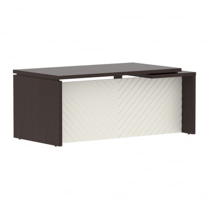 Стол руководителя левый Торр ЛУКС ТЛCТ 189 Л Венге Магия Латте / Torr LUX TLCT L_0