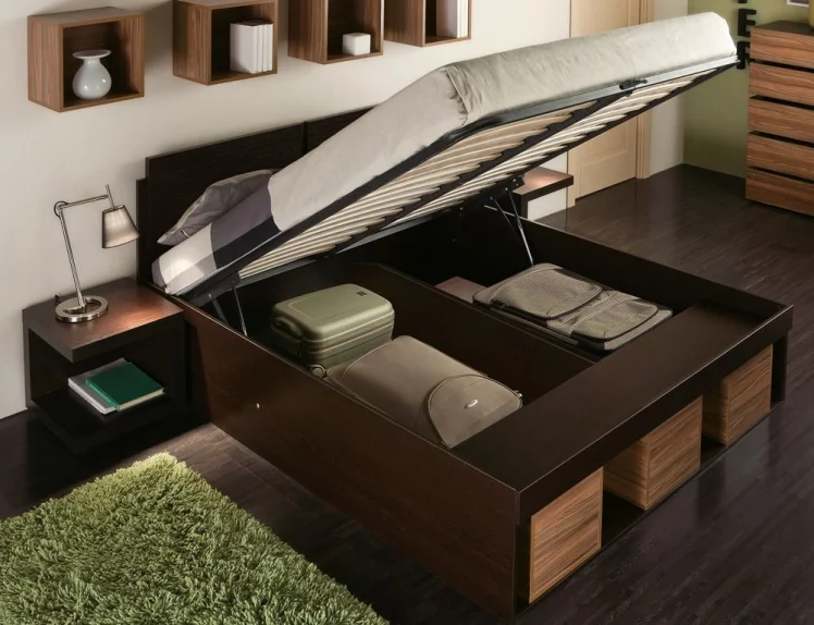 Кровать 3 (1400) ХЙПЕР Венге (спальня) / HYPER_2