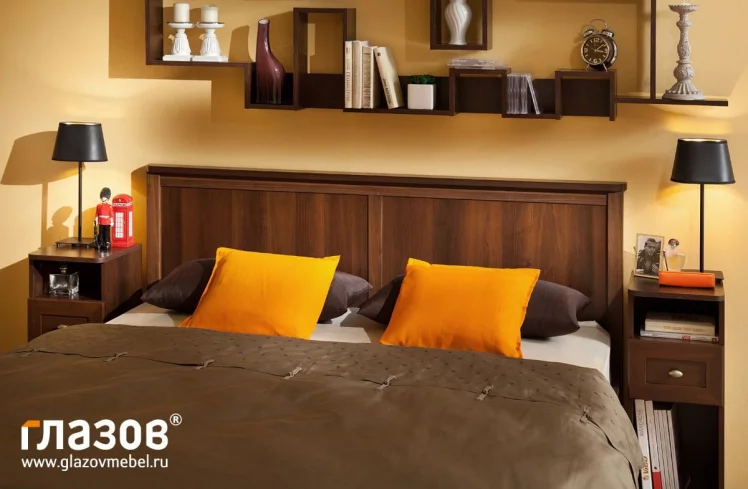 Спальня композиция 2 Шерлоcк Орех шоколадный / Sherlock_1