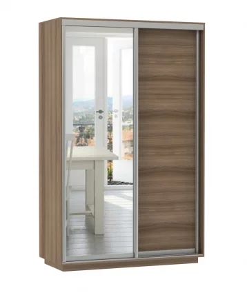 Шкаф-купе двухдверный Экспресс Хит Медиум Ясень шимо темный_0