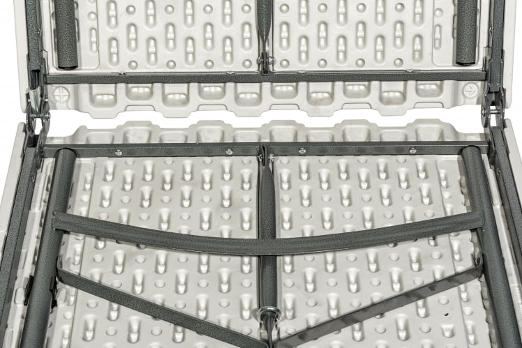 Стол складной чемодан пластиковый Кейт 120, стальной каркас, полиэтилен высокой плотности (ХДПЕ) / (HDPE)_5