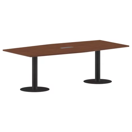 Конференц-стол на 6-8 человек ИМАГО ПРГ-4 Орех французский-антрацит / IMAGO_0