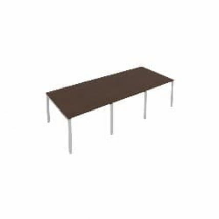 Переговорный стол (3 столешницы) Метал Сйстем Б.ПРГ-3.1 Венге/Серый / Metal System_0