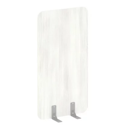 Перегородки на металлических опорах на фетровых подпятниках Р-лине ДП.Ф-80-150 Снежная Патина / R-line DP.F-80-150_0