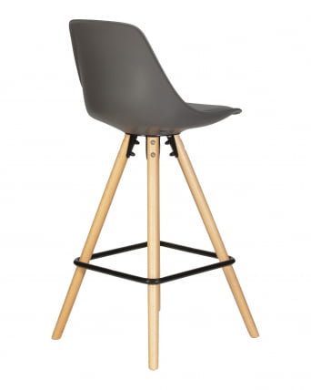 Стул полубарный ДОБРИН РОННИ Темно-серый ГР-04 / DOBRIN RONNI GR-04_3