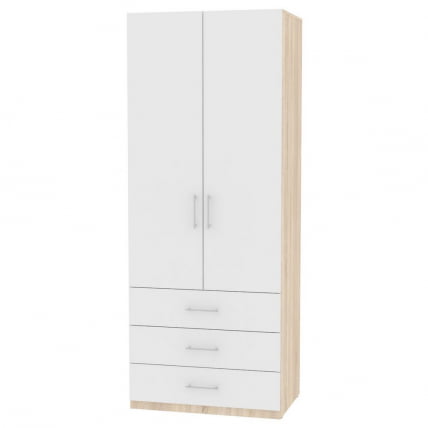 Шкаф распашный Р-230х90х60-4(ДСС-Белый) / R-230х90х60-4(ДСС-Белый)_0