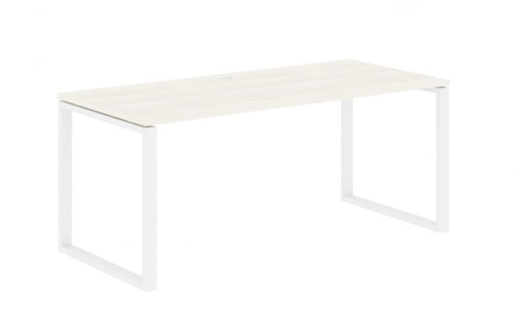 Стол письменный ЕДИС ЕКСТ 1780 Ясень Траун Белый / EDIS EQST_0