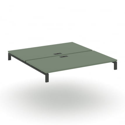 Двойной стол надставка на две опорные тумбы CОНCЕПТ CН.ДСН-007 Дуб Кобо Антрацит / CONCEPT CN.DSN-007_0