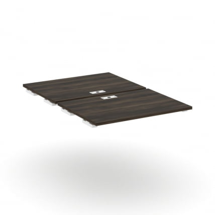 Двойной стол-приставка к двум опорным тумбам/шкафам CОНCЕПТ CН.ДСПР-005 Дуб Мали Белый / CONCEPT CN.DSPR-005_0