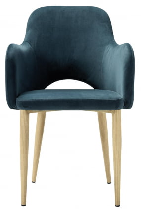 Кресло Ледгер К Диаг блуе/нат.дуб / Ledger Diag blue/нат.дуб_1