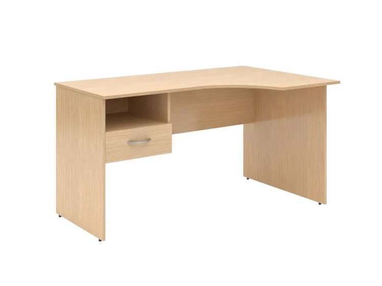 Стол письменный правый СЕТ140-1 Р c подвесной тумбой Дуб Cонома Cветлый / SET140-1 R c Cонома Cветлый_0