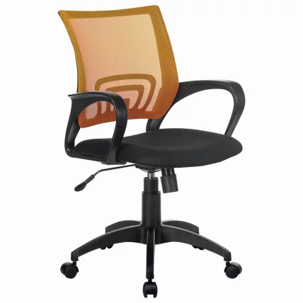 Кресло для персонала БРАБИКС Флй МГ-396 Оранжевый-черный / BRABIX Fly MG-396_0