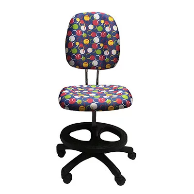 Детское компьютерное кресло ЛБ-C17 [Синий, круги] / LB-C17_0