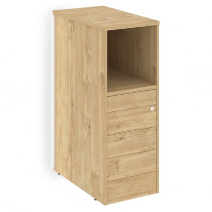 Тумба 5 ящиков ТИП-ОН завершающая, левая ОНИКС О.Р-ТВ-5ТИП(Л) Тиквуд светлый / TIP-ON ONIX O.R-TV-5TIP(L)_0