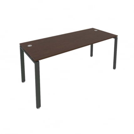 Стол письменный МЕТАЛ СЙСТЕМ Б.СП-5 Венге/Антрацит / METAL SYSTEM_0