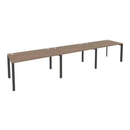 Рабочая станция на П-образном м/к ОНИКС О.МП-РС-3.3.8 Дуб Аризона/Антрацит / ONIX O.MP-RS-3.3.8_0