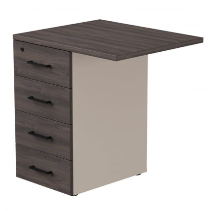 Тумба приставная с топом Еверпроф ЕВО 254Т2203 Дуб Пасадена Кашемир / Everprof EVO_0