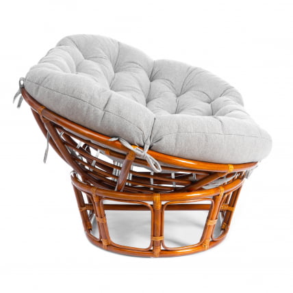 Диван МАМАСАН/МАМАСАН 23/02 В /с подушкой/ 169х102х80 см, Когнаc (коньяк), матрац 182х119 см, ткань серо-бежевая 3М 16/2 / MAMASAN/МАМАСАН W Cognac_1