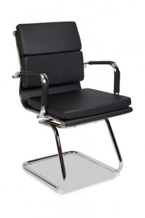 Кресло для посетителей Коллеге CЛГ-630 ЛКСХ-C Блаcк / College CLG-630 LXH-C Black_0