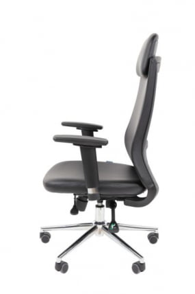 Офисное кресло CХАИРМАН 500 ЛЮКС (ЛУКС) ЭКО экокожа Черный / CHAIRMAN (LUX)_9