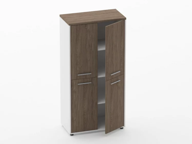 Шкаф 3 широкий закрытый, 4 двери Дека 10.16.121 Дуб Верцаска/Белый / Deka_1