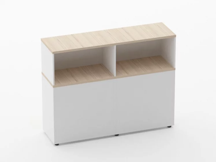 Тумба комбинированная высокая для рабочего модуля Дека 9.04.145 Туя/Белый / Deka_4