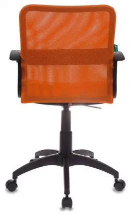 Офисное кресло Бюрократ CХ-590 ОР/БЛАCК Оранжевый Черный спинка сетка / CH-590 OR/BLACK_3