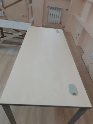 Стол прямой ИМАГО-С СП-3.1С клен алюминий / IMAGO-S СП-3.1S_1