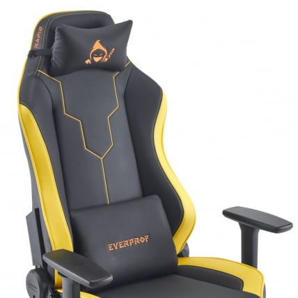 Кресло геймерское Еверпроф Рапид Экокожа Желтый / Everprof Rapid_10