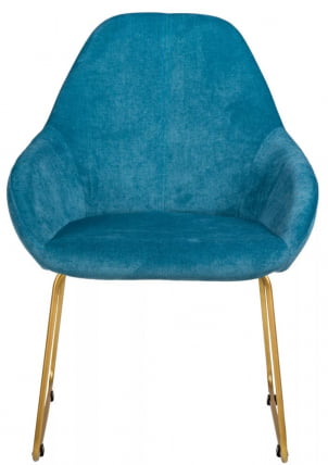 Стул Кент (С) Блю/Линк Золото / Kent_2