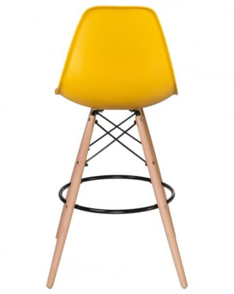 Стул барный ДОБРИН ДСВ БАР (ножки светлый бук, цвет горчичный (Й-03)) 2 шт / DOBRIN DSW BAR (Y-03))_5