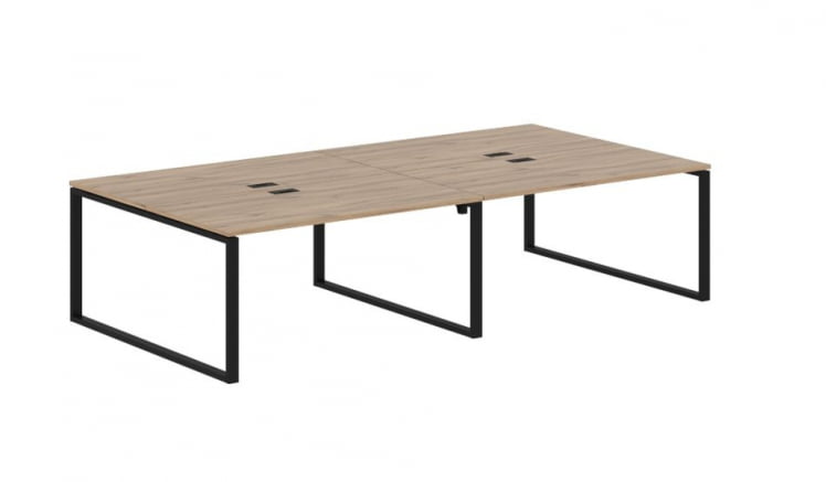 Бенч-система ЕДИС ЕКВСТ 3116 Дуб Денвер светлый Черный / EDIS EQWST_0