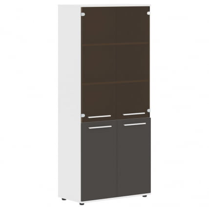 Шкаф комбинированный ЕДИС ЕХCС 85.2 Мокко Белый Белый / EDIS EHCS_0