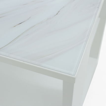 Стол журнальный БеаутйСтйле 5 Венге/стекло белое / BeautyStyle_2