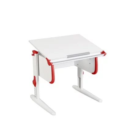 Стол универсальный трансформируемый Парта 1/75 Белый Красный / Parta_0
