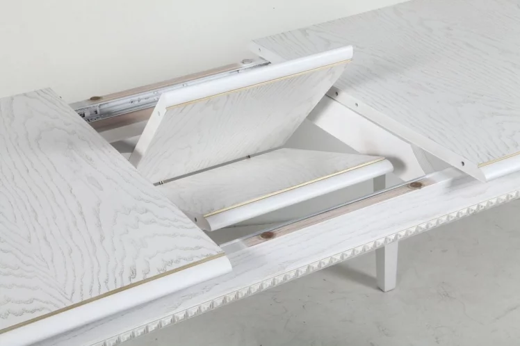 Стол обеденный Фаворит-2 (1,1м) тон 1 с золотой патиной Пирамиды_5