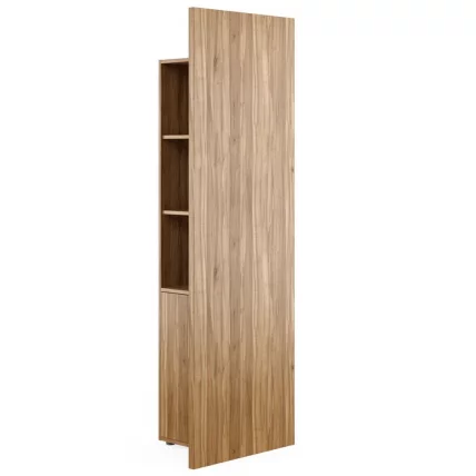 Шкаф-стеллаж с подсветкой СОЛ29750103 Орех / SOL29750103_0