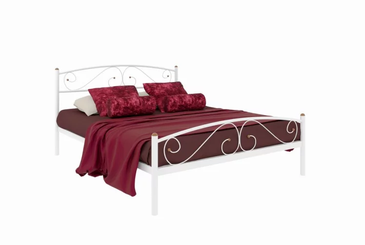 Кровать Вероника Плус 1200х2000 Желтая / Plus_0