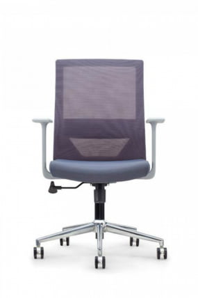 Кресло офисное ТРЭНД ГРЕЙ ЛБ Серая сетка / GREY LB_1