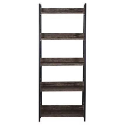 Стеллаж на металлокаркасе БРАБИКС ЛОФТ СХ-003 Мореный дуб / BRABIX LOFT SH-003_1