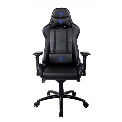 Геймерское кресло Ароззи Верона Сигнатуре Блаcк ПУ Блуе Лого / Arozzi Verona Signature Black PU Blue Logo_2