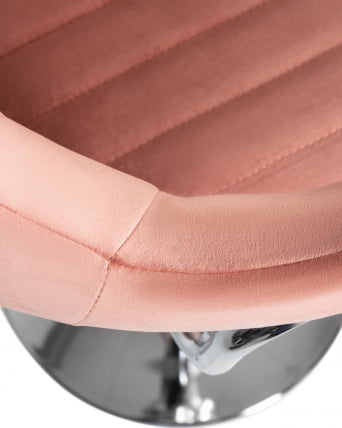 Стул барный ДОБРИН CХАРЛЙ Пудрово-розовый велюр МДЖ9-32 / DOBRIN CHARLY MJ9-32_7
