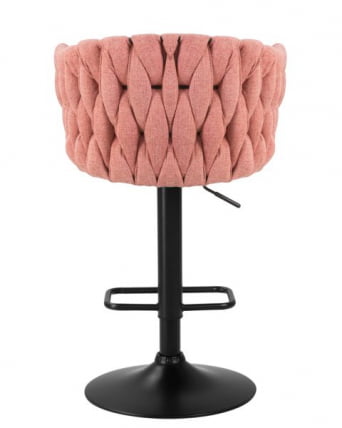 Стул барный ДОБРИН ЛЕОН (розовая ткань (ЛАР 275-10)) 2 шт / DOBRIN LEON (LAR_6