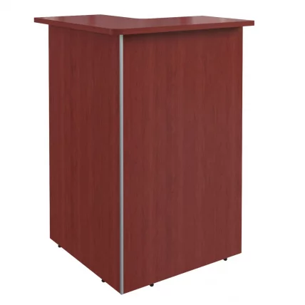 Стойка ресепшн угловая ДМC 88 (Л/Р) Бургунди / DMC (L/R)_0